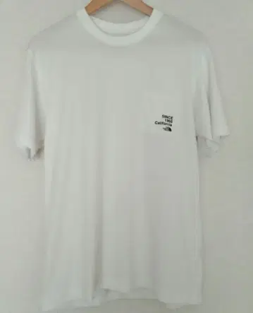THE NORTH FACE 화이트 티셔츠 S