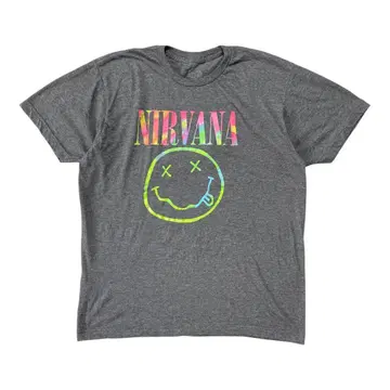 USA 구제 의류 NIRVANA 닐바나 밴드 티셔츠 너바나 로고