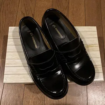 MOONSTAR 블랙 로퍼 23.0cm