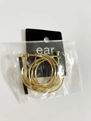 [ ear PAPILLONNER ] 멀티 후프 귀찌 골드 미사용 새상품
