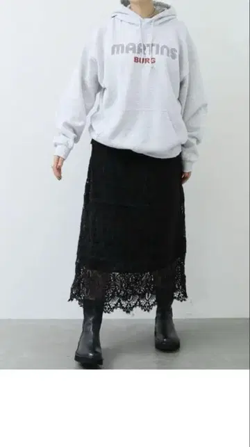 저널 스탠다드 럭스 레이스 믹스 스커트