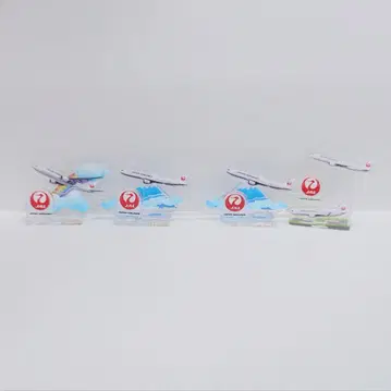 JAL 비행기 아크릴 디오라마 3종류 4개