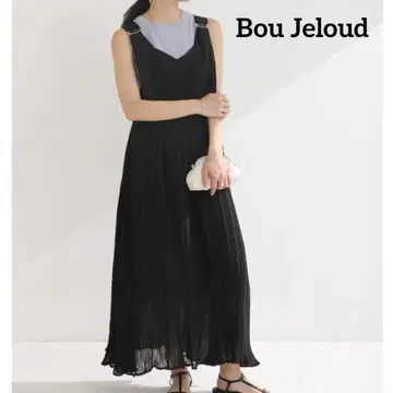 [Bou Jeloud] 부즈루드 롱 원피스 플리츠 쉬폰