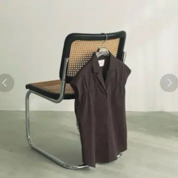 투데이풀 오픈 카라 시어 셔츠