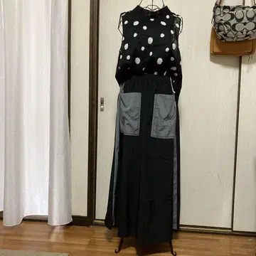 캐주얼 롱 스커트