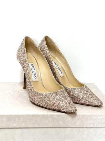 [컨디션 최상] Jimmy Choo 글리터 하이힐