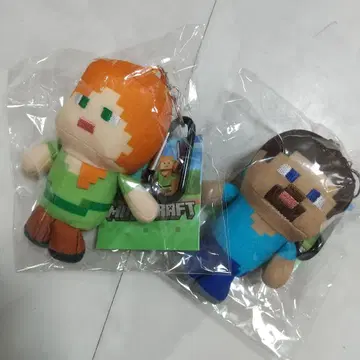 새상품 마인크래프트 카라비너 마스코트