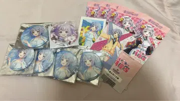 유메스테 월드 다이스터 이로하 캔뱃지 티켓풍 카드 폴라로이드풍 카드