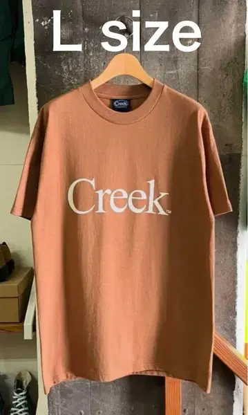 Creek Angler's Device Logo T-Shirt 브라운 L