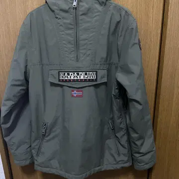 NAPAPIJRI 나일론 자켓 올리브 그린