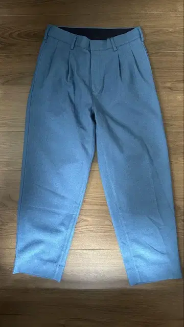 UNITED ARROWS 슬랙스 파랑 울 혼방