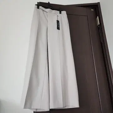 MICHEL KLEIN 라이트 그레이 와이드 팬츠 택 포함 새상품