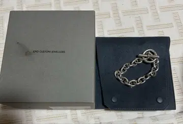 END CUSTOM JEWELLERS 실버 팔찌