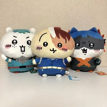나의 히어로 아카데미아 치이카와 (먼작귀) 봉제 인형 3종 세트