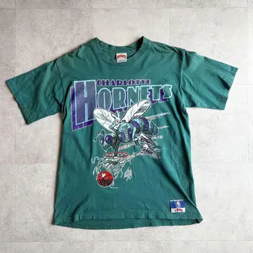 80s 90s NBA CHARLOTTE HORNETS 호넷츠 티셔츠