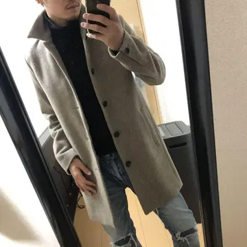 studious 캐시미어 샤기 스텐카라 코트 1