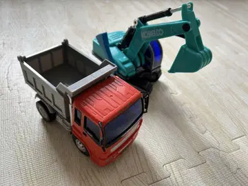 KOBELCO 셔블 카와 덤프 트랙 세트