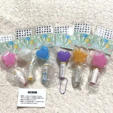 아이돌 응원봉 새상품 아레나 투어 가챠 YELL 키링 덕질