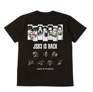 JSB3 IS BACK 사진 티셔츠/BLACK XL 사이즈
