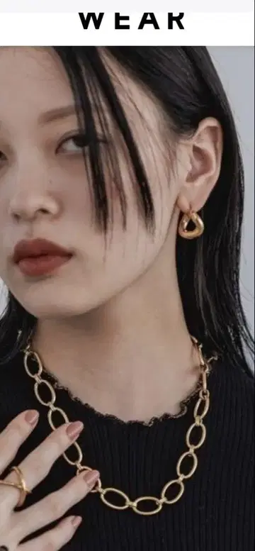 JEANASIS [스테인리스] 굵은 체인 목걸이