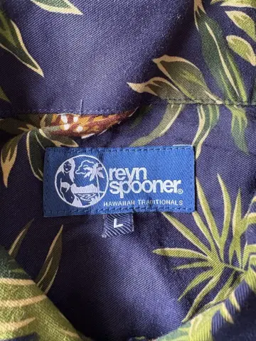 rey spooner 알로하 셔츠 L 사이즈 파인애플 패턴