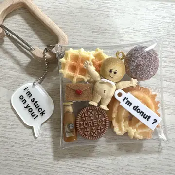 가챠 파우치 I'm donuts 와플 OREO