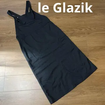 가격 대폭 인하 새상품급 le Glazik 롱 원피스 오버롤 스커트