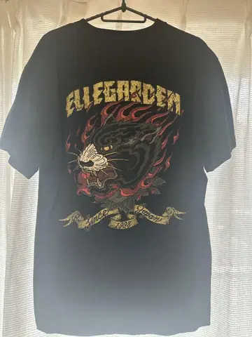 ELLEGARDEN Panther T-Shirt BLACK (L 사이즈)
