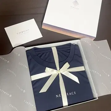 NEW PEACE 리커버리 의류 네이비 기프트 박스 포함