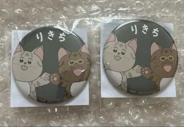 닌자 타마 란타로 난자 타운 캔뱃지 야마다 리키치 2개 세트