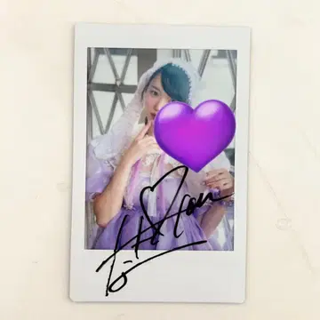 CUTIE STREET 마나베 나기사키 사인 포함 폴라로이드