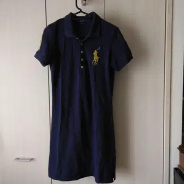 랄프 로렌 폴로 셔츠 원피스 polo 네이비 골드