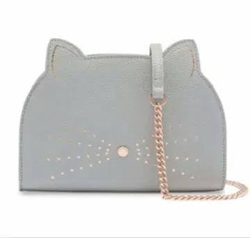 TED BAKER 고양이 귀 숄더백 라이트 그레이