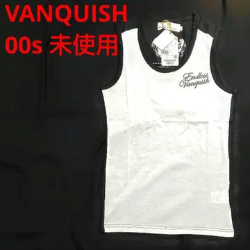 VANQUISH 미사용 앞뒤 배색 탱크탑 46 y2k 시크 스타일 00s