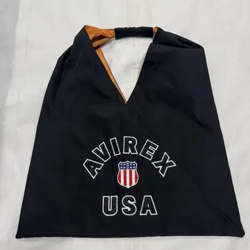 AVIREX 숄더 토트백 아비렉스 자수 MA-1 가방