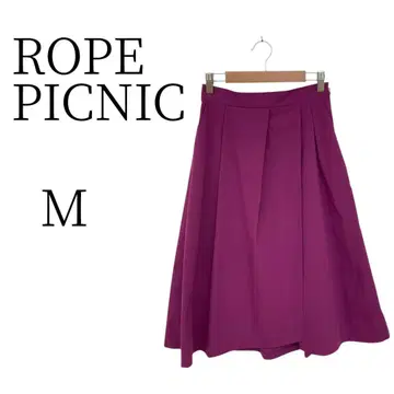 ROPE PICNIC 보라색 플리츠 스커트 M