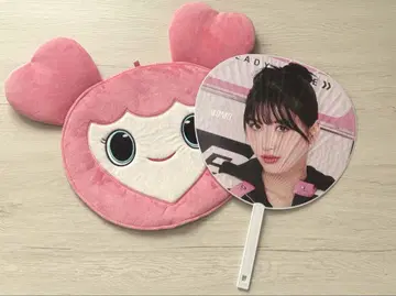 TWICE 모모 부채 & 부채 커버 세트