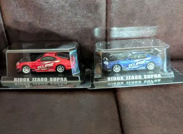 미니카 컬렉션 1/64 RIDOX JZA80 SUPRA 빨간색 파랑