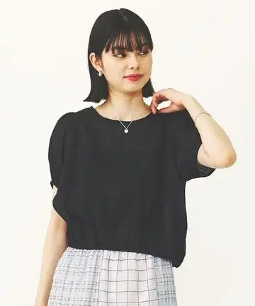 MILKFED. SHEER PUFF SLEEVE BLOUSE