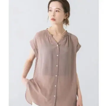 어반 리서치 로쏘 2way 셔링 스키퍼 블라우스