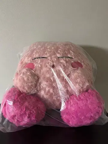 별의 커비 느긋하게 쿨쿨 BIG 봉제인형 쿠션