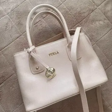 FURLA 훌라 핸드백 숄더백 핑크 베이지
