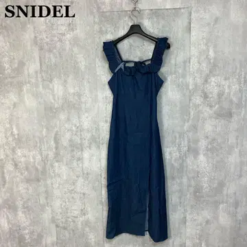 SNIDEL 프릴 슬리브 원피스 0