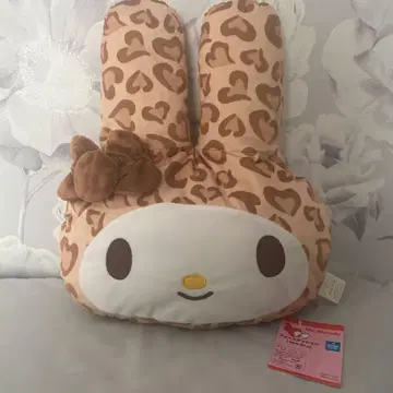 초레어 마이멜로디 레오파드 무늬 페이스 쿠션 갸루 산리오 헤이세이 레트로