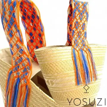 YOSUZI 요스지 천연 초목 바스켓 백 핸드백 정가 37,000엔