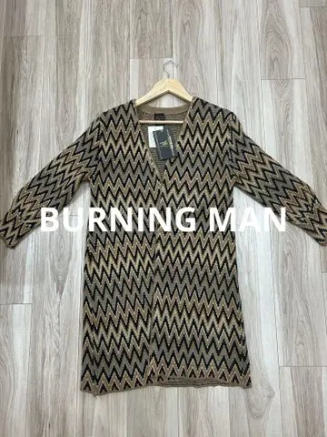 BURNING MAN (버닝 맨) 롱 가디건 F 사이즈
