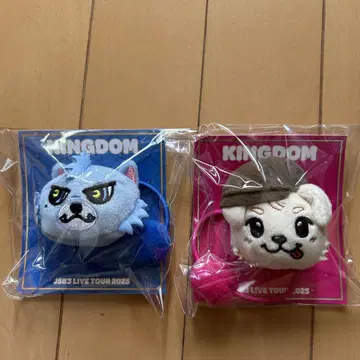 3대 KINGDOM 폼폼 캐릭터 머리끈 세트