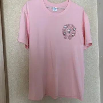 키티 반짝이 셔츠 핑크