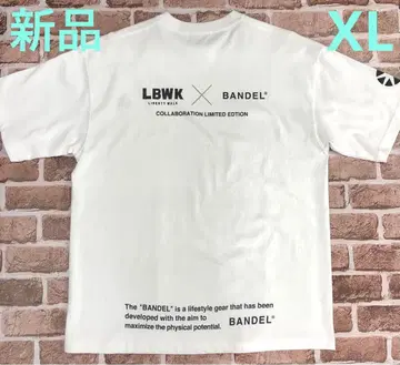 LIBERTY WALK 상의 반팔 티셔츠 화이트 프린트 로고