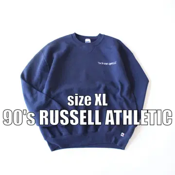 90s 러셀 XL 맨투맨 USA 빈티지 네이비 [G0185